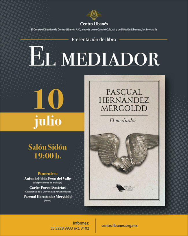 Presentación del libro: El mediador Centro Libanés